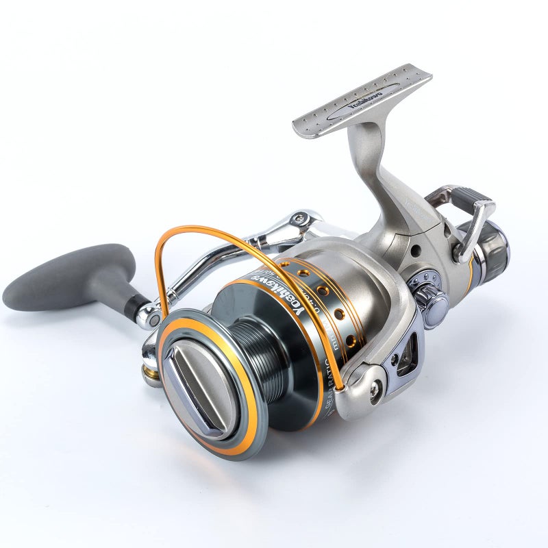 Yoshikawa Spinning Reel Saltwater Freshwater Fishing Baitfeeder 4000 5.5:1 11 Stainless Ball Bearings Bass Salmon Bluefish Catfish Carp - Image 4